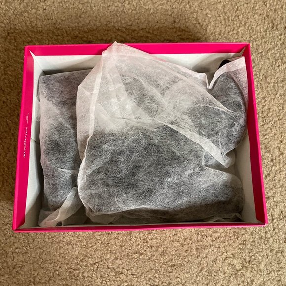 Minda Block Black Suede Heel Bootie Size 7 - Picture 8 of 10